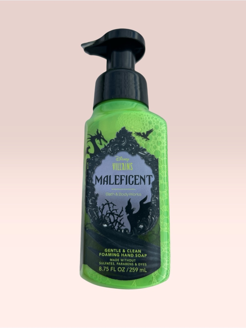 Bath & Body Works Maleficent Gentle Foaming Hand Soap - Green and Black